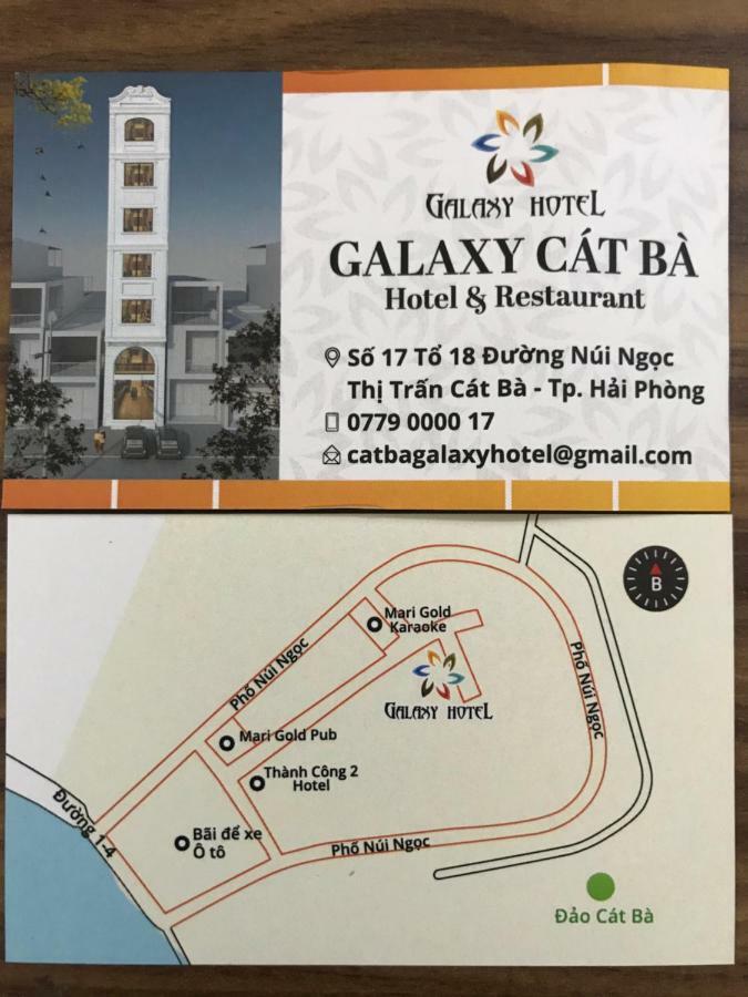 Galaxy Hotel Cat Ba Island Exterior photo